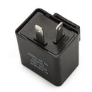 12V 2 Pin Speed Adjustable LED Flasher Relay Motorcycle Turn Signal_Indicator*