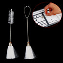 2x Double Ended Sewing Machine Cleaning Brush Dust Cleaning Brush Sewing Tool JR