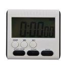 Magnetic Large LCD Digital Kitchen Timer Alarm Count Up Down Clock 24 Hours