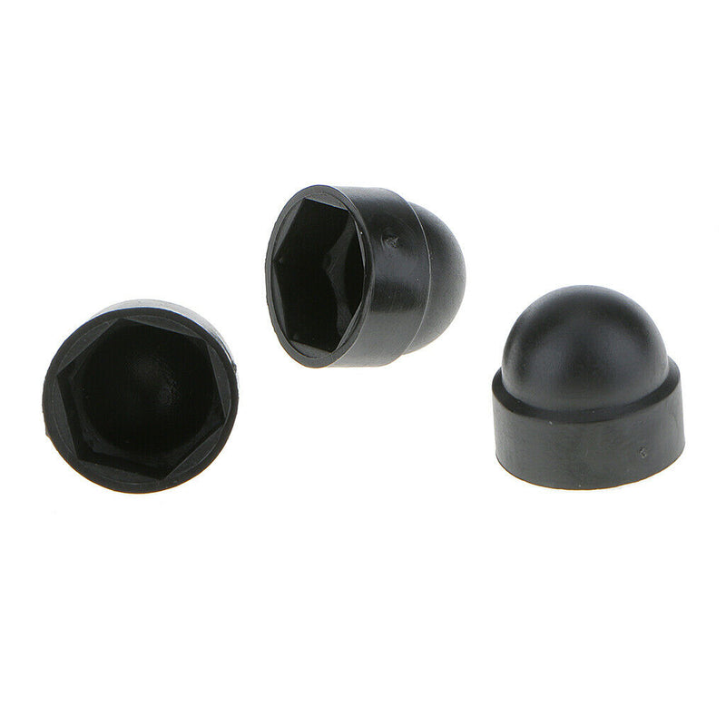 20x M12x18mm+M10x17mm Dome  Nut Head Protection Caps Cover Hexagon Screw