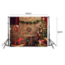 Christmas Background Cloth Photo Studio Backdrops New Year Party Snow Tree Decor