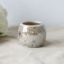Glow in Gark Mosaic Glass Votive Tealight Candle Holder Candelabra Table