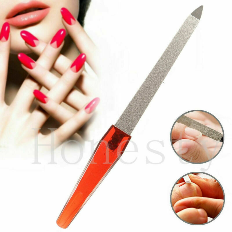 5PCS Metal Double Sided Nail Files Strong Edge For Manicure Pedicure Grooming