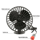 12V Portable Car Truck Fan Vehicle Auto Cooling Cigarette Lighter Car Air C