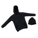 1:6 Black Hoodie Hooded Top & Cap Clothing for 12''     Figures