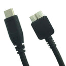 USB-C to Micro-USB, USB 3.0 Type C to Micro-B (Micro-USB) Cable in Black 25