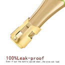 Champagne Cork Stopper, Stainless Steel Stopper Sealant for Sparkling Wine,