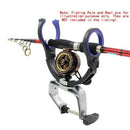 Boat Marine Aluminium Alloy Fishing Rod Pole Stand Bracket Support