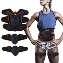 4x Wireless EMS Stimulator Arm Abdominal Toning Belt Abs Gym Muscle Shaping Gear