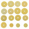 16 pcs Flute Leather Pads Replacement Durable Exquisite Wind Instrument