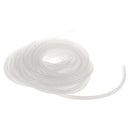 6mm 1/4" OD 33 Ft PE Desktop PC Manage Cord Spiral Cable Wire Tube Wrap Cle