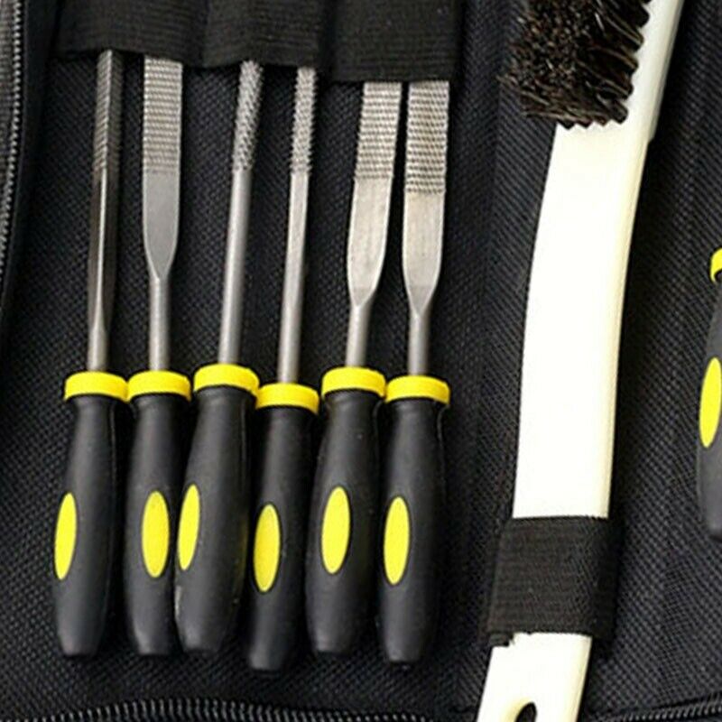 15 Pcs Tools Set Mini Rasp Diamond File Wood Grinding Tool Kit Hand File Se Y8O6