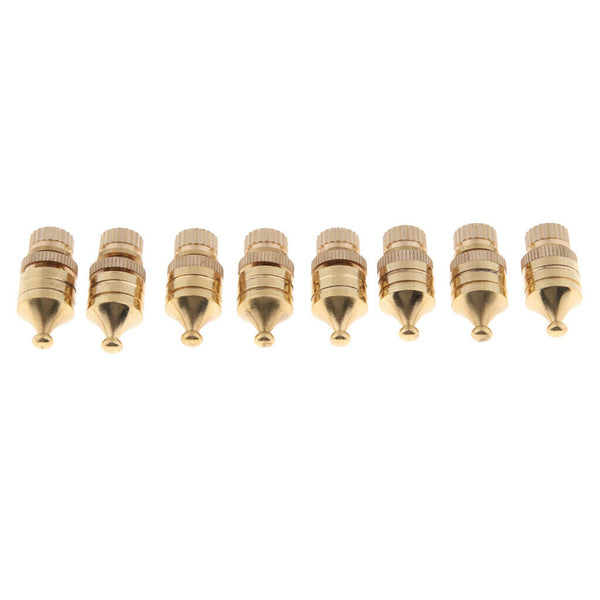 16 Pack Pure Copper Speaker  Stand Feet Cone Base Pads For Subwoofer