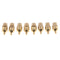 16 Pack Pure Copper Speaker  Stand Feet Cone Base Pads For Subwoofer