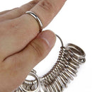 Metal Finger Gauge Ring Sizer Wide Band Graduated 1-13 Measuring Finger Siz E4C9