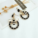 Women's Fashion Trendy Honey Bee Alloy Earrings Jewelry Female Long Tassel