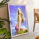 5D Mosaic Poster Picture DIY Beauty Fish Full Round Drill Diamond Painting