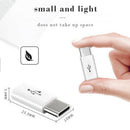 USB Type C OTG Adapter USB C to Micro USB Converter Connector, Alloy Black