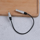 Audio aux 6.35mm 1/4" female to 3.5mm 1/8" male stereo headphone adapter cabl FT