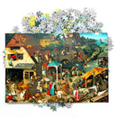1000pcs DIY Bustling Downtown Puzzle Educational Learning Assembling Toys