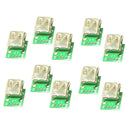 10pcs/lot 4 Pin SMT Socket Connector Micro USB Type A Female placement SMD