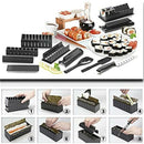 Sushi Making Kit 11 Pieces Plastic Sushi Maker Tool Sushi Rice Roll Mold