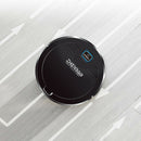 Intelligent Floor Cleaning Robot Sweeping Machine Vacuum Cleaner (Black) A
