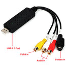 USB VIDEO AUDIO CAPTURE ADAPTER VHS TO DVD HDD TV CARD User Manual CD-ROM