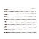10Pcs 3.5" Long 0.09" Bead Dia Connector Clasp Ball Chain Keychain DIY J 3C