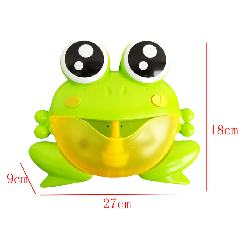 Automatic Frog Bubble Machine Automatic Bubble Blower Durable For Kids