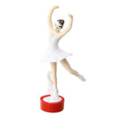 Carillon Music Box Music Box Grand Piano white Ballerina New