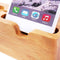 Cell Phone Charger Dock with Watch Bamboo Holder Desk Charging Stand B8C1