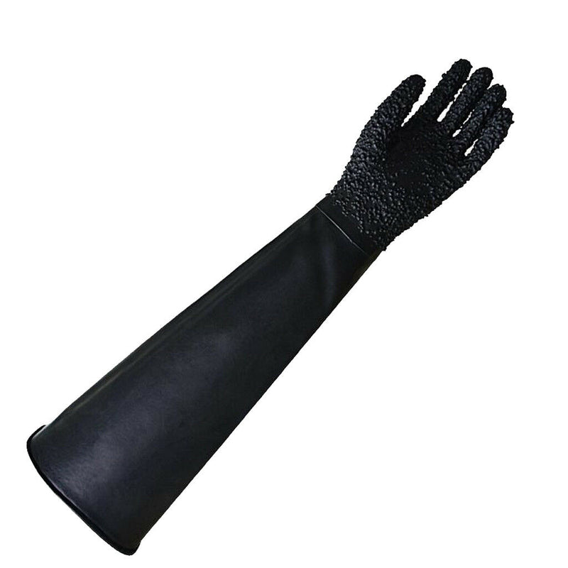 68cm/27'' Left Abrasive Gauntlet Gloves for Sandblasting Sand Blasting Tools
