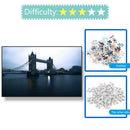 75 X 50cm 1000 Pieces Paper Puzzles Tower Bridge Assembling Picture Craft