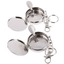 Portable Ashtray Car Cigarette Ashtray Stainless Steel Ashtray with Key ChaME