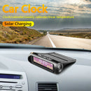 Solar TPMS Wireless Car Tire Pressure LCD Monitoring System Clock LCD Time Date