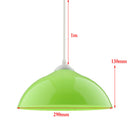 2pcs Semi-circular Lamp Shade Cover Modern Lampshade For Corridor Cafe Bar