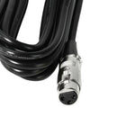 1.6ft Mic Cable Patch Cords - XLR Female to TRS Male 3.5mm Black Microphone