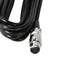 1.6ft Mic Cable Patch Cords - XLR Female to TRS Male 3.5mm Black Microphone