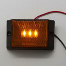 LED 12V Car Bus Truck Lorry Side Marker Light Indicator Lamp Amber Lens