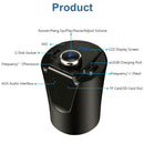 Cup Car Phone Charger 2 USB Bluetooth Handsfree MP3 FM Transmitter Receiver
