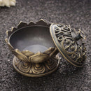 Buddha Incense Burner Lotus Flower Incense Holder Handmade Censer For Buddh A5Q7