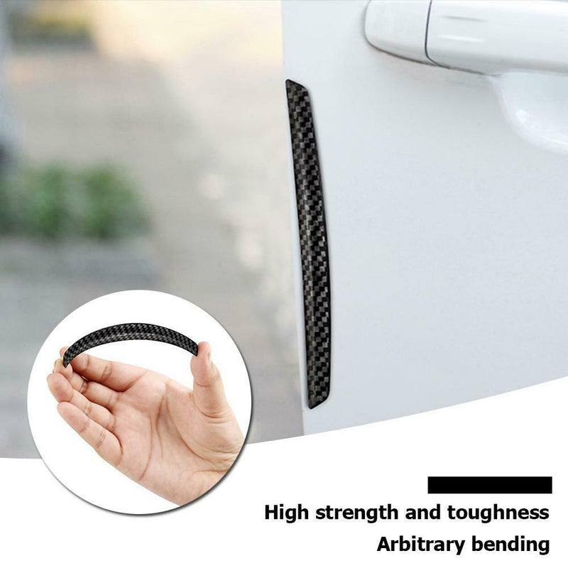 4pcs Car Door Edge Rearview Mirror Anti-collision Strips Stickers Universal