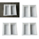3pcs Road Driveway Brick Patio Concrete Slabs Path Garden Walk Maker Mould ,
