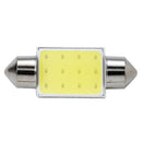 10X 24V 36mm C5W Festoon LED COB Reading Map Door Licence Plate Dome Bulb Lights