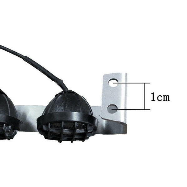 RC Metal Spotlight 4 LED Super Bright Lamp LED Roof Light Bar White Spotlig N9C6