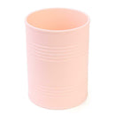 Desktop Cylinder Storage Box Pen Holder Cosmetic Jewelry Container (Khaki) A