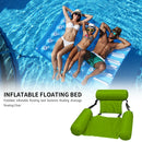 Inflatable Foldable Floating Row Beach Swimming Pool Water Hammock (Green)
