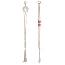 Macrame Plant Hangers Set Of 2 Indoor Wall Hanging Planter Basket Flower Po K3B9