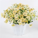 Artificial Chrysanthemum Daisy Flower Bouquet Arrangement Home Decor Yellow